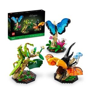 LEGO IDEAS/ THE INSECT COLLECTION/FOR  NATURE LOVERS LIFE-SIZE/ BRAND NEW/SEALED